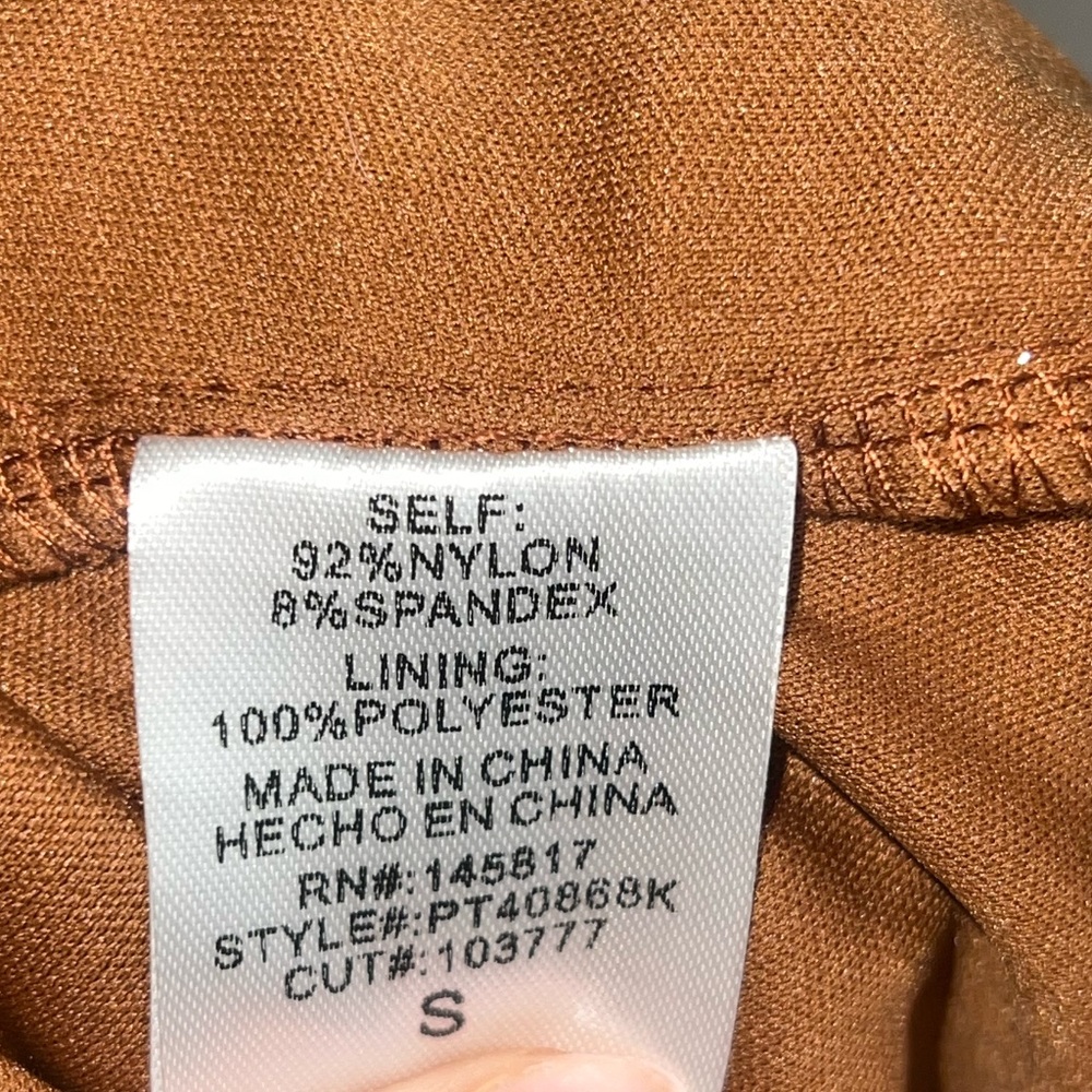 NWOT RUST ORANGE CROP TOP - Picture 7 of 7